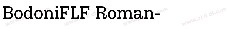 BodoniFLF Roman字体转换